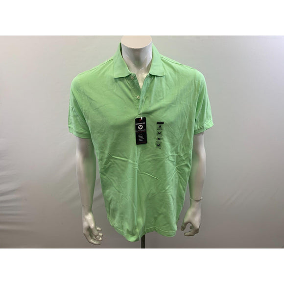 Cactus Men's NWT Green Performance Polo Collared T-Shirt Size Medium Cotton