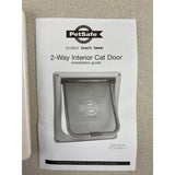 PetSafe Interior 2-Way Locking Cat Door - up to 15 Lb NEW In Distressed Box