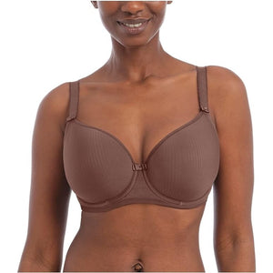 Freya Women's Idol Underwire T-Shirt Bra in Brown (AA1050) | Size 34K (US)