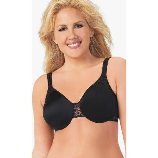 Exquisite Form 9675070 FULLY Minimizer Underwire 38D Bra Back Closure Black