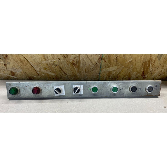 Allen - Bradley Selector Switch Control Panel Bar With Switches USED