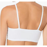 Fruit of the Loom Womens Spaghetti Strap Cotton Sports Bra 9036 Size 32 white