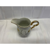 Oakwood Creamer Vintage Bone China Hand Painted Japan Gold Wheat