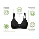 WonderBra Eco Pure Everyday Essential Wireless Bra Women's XXL White