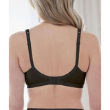 Bestform Womens Casual Value #5000100 Bra 40C Black Cotton/Spandex NWT