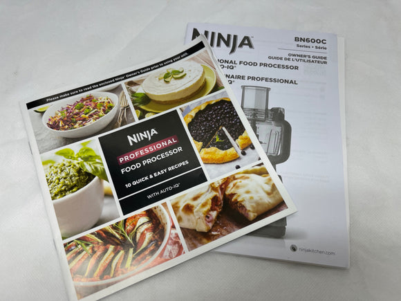 Ninja Food Processor Model BN600C - Part - Owners Manual and guide