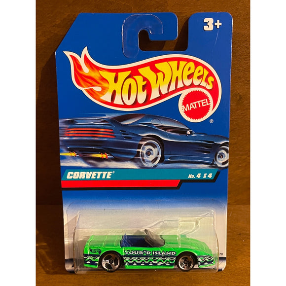 Hot Wheels 1998 Series Corvette 18788 No. 4 of 4 International Card