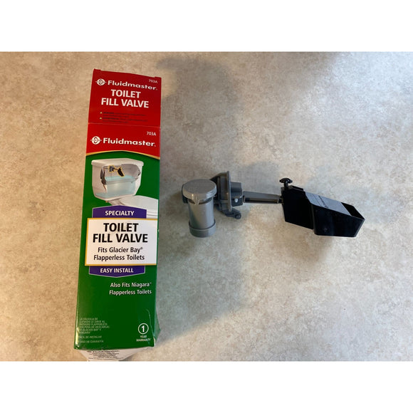 Fluidmaster Specialty Toilet Fill Valve for Glacier Bay and Niagara Flapperless Toilets