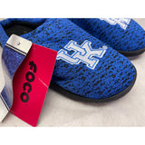 FOCO Mens NCAA University of Kentucky Wildcats Poly Knit Slippers Size Small