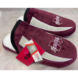 FOCO NCAA Mississippi State University Poly Knit Slippers Size Small