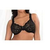 Smart & Sexy #SA964 Women's Sheer Mesh Demi Underwire Bra Size 42DD Black NEW