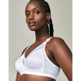 WonderBra Double Support Wireless Bra Style W3372 Women's 40DD New - white