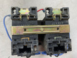 GE CR7ZA Contactor 25 Amp 24VDC Coil Set Of 2 Connected USED
