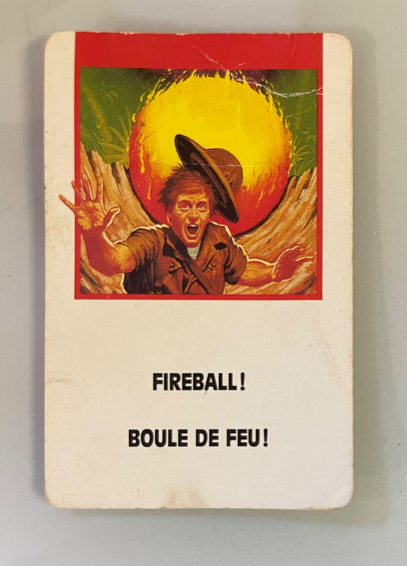 Fireball Island Milton Bradley 1986 Game Original Piece Fireball Card