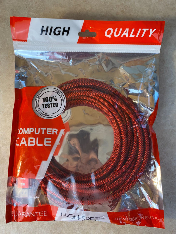 Snowkids HDMI 4k Braded 20ft High-Speed Cable NEW