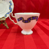 Adderley Nova Scotia Tartan Teacup Saucer Set Fine Bone China England