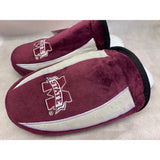 FOCO NCAA Mississippi State University Poly Knit Slippers Size Small