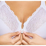 Glamorise Full Figure Wonderwire Front Close Bra 1245 Full Coverage 44C White