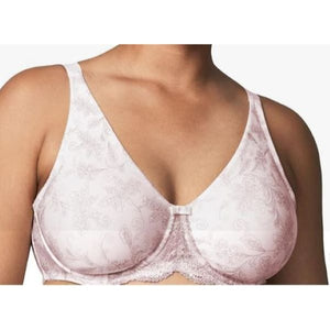 WonderBra Molded Print 2 Ply Seamless Underwire Bra 38C Style 7416  Rose Pink