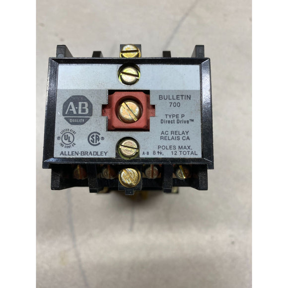 Allen-Bradley AB Bulletin 700 Type P 700-P800A1 Ser B Extended AC Relay,