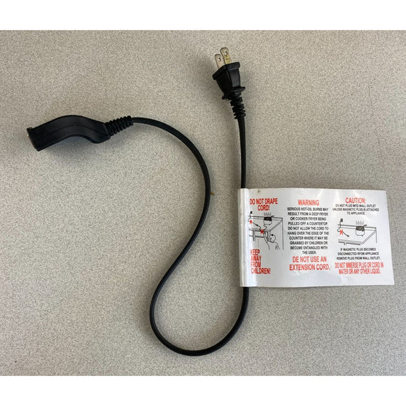 Deep Fryer Magnetic Quick Release Power Cord E315020 Used