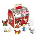 Melissa & Doug Take-Along Sorting Barn Replacement Part Roof Lid Sheep & Chicken