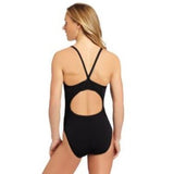 Speedo Solid Flyback Training Suit - Women's Black 6/32