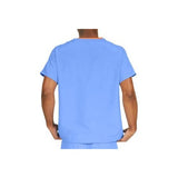 Medline 810NTHL-CA PerforMAX One-Pocket Reversible Scrub Top, ANG-CC, Ceil Blue, Medium