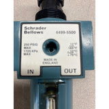 SCHRADER BELLOWS 4499 5500 EA5  250psig Filter Regulator A2559 B NEW