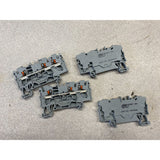 Wago IEC 60947-7-1 800V 4mm Terminal Block - Lot of 4 Pre-owned