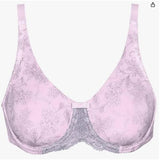 WonderBra Molded Print 2 Ply Seamless Underwire Bra 38C Style 7416  Rose Pink