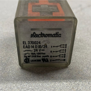 Electromatic EL370024EAD 14 D 10/24 Relay  Used