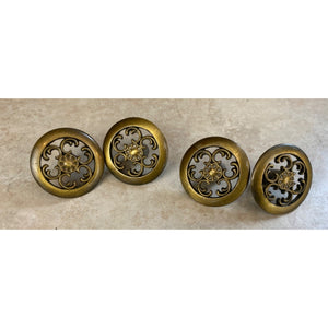 Ajax U.S.A PAT NO. D-195824 Door Pull Knob 1.5" USED LOT OF 4