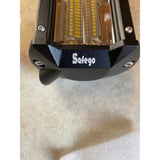 Safego 12" LED Light Bar White/Amber DRL Offroad Pickup ATV UTV