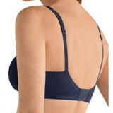 Mara Padded Wire Free Bra 44416 by Amoena in Dark Blue (Size 40 D)