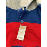 Gymboree Boys Size Large 10-12 Color Block Hoodie Long Sleeve Hooded Sweatshirt