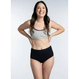 Fruit of the Loom Women's Cotton Brief Underwear Black 7 Large - 6 Pack