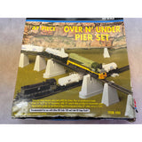 Atlas HO Model Railroad 47 Piece Over N' Under Pier Set New