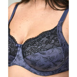 Wonderbra Women's Plus Full Support Underwire Bra Jet Black 44DDD Style W1916.