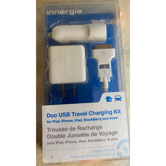 Innergie Mini Combo Duo USB Travel Charging Kit NEW