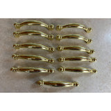 Amerock Harmony Polished Brass Cabinet Drawer Handle BP3441-3 Lot Of 11