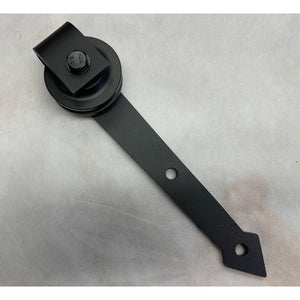 Barn Door Hardware Replacement Part Top Roller Hanger Black Cast iron 11"