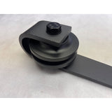 Barn Door Hardware Replacement Part Top Roller Hanger Black Cast iron 11"