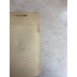 Danbel Industries Toggle Switch Cover Plate White With Gold Accent NOS