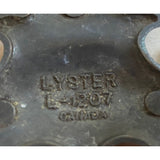 Vintage lyster L-1207 Colonial Batwing Antique Brass Dresser Drawer Pulls Handle