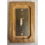 Solid Wood 5.5" x 3.5" Toggle Light Switch Cover Plate