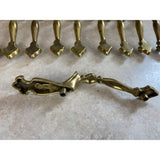 Vintage Brass Door Pull Hardware Amerock Thumb Handle Key Hole Lot Of 10 USED
