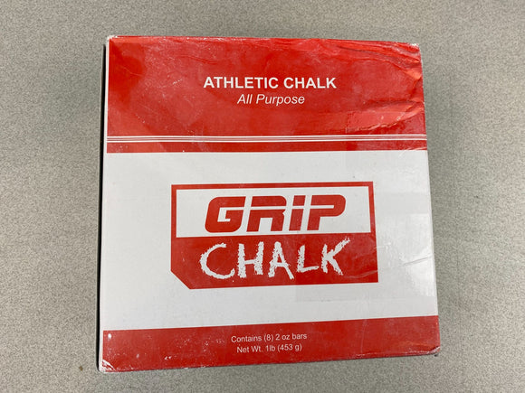 Athletic All Purpose Gym Chalk 8-2oz Bars Pack Sport Hand Chalk Easy Grip Moisture New