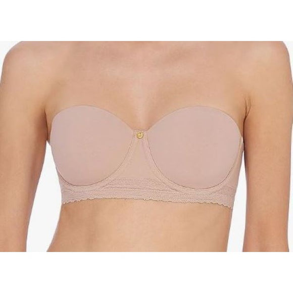 Natori Women's Truly Smooth 774070 Smoothing Strapless Contour Bra 32DD Cafe