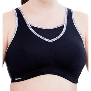 Glamorise No Bounce Cami Sports Bra Black 1066 Size 42C